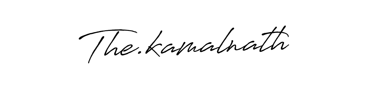 The.kamalnath stylish signature style. Best Handwritten Sign (Antro_Vectra_Bolder) for my name. Handwritten Signature Collection Ideas for my name The.kamalnath. The.kamalnath signature style 7 images and pictures png