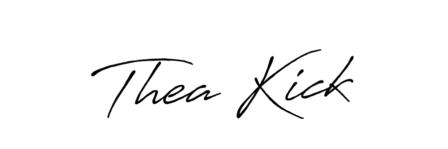 It looks lik you need a new signature style for name Thea Kick. Design unique handwritten (Antro_Vectra_Bolder) signature with our free signature maker in just a few clicks. Thea Kick signature style 7 images and pictures png