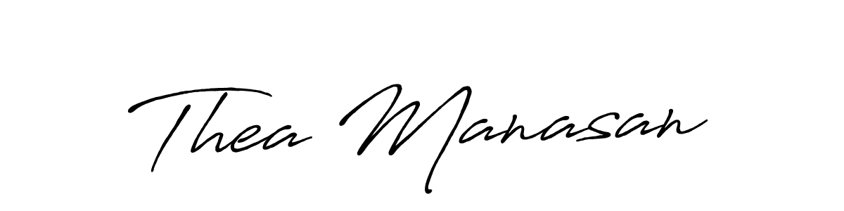 The best way (Antro_Vectra_Bolder) to make a short signature is to pick only two or three words in your name. The name Thea Manasan include a total of six letters. For converting this name. Thea Manasan signature style 7 images and pictures png