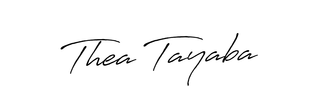 Use a signature maker to create a handwritten signature online. With this signature software, you can design (Antro_Vectra_Bolder) your own signature for name Thea Tayaba. Thea Tayaba signature style 7 images and pictures png