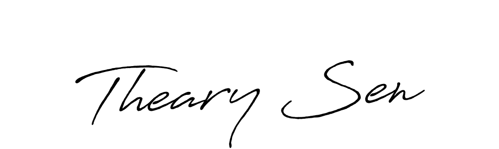 Also You can easily find your signature by using the search form. We will create Theary Sen name handwritten signature images for you free of cost using Antro_Vectra_Bolder sign style. Theary Sen signature style 7 images and pictures png