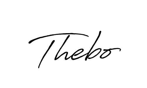 How to make Thebo name signature. Use Antro_Vectra_Bolder style for creating short signs online. This is the latest handwritten sign. Thebo signature style 7 images and pictures png