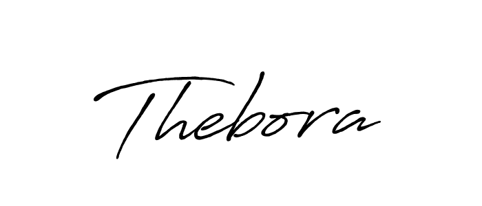 Design your own signature with our free online signature maker. With this signature software, you can create a handwritten (Antro_Vectra_Bolder) signature for name Thebora. Thebora signature style 7 images and pictures png