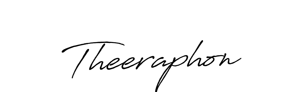 Theeraphon stylish signature style. Best Handwritten Sign (Antro_Vectra_Bolder) for my name. Handwritten Signature Collection Ideas for my name Theeraphon. Theeraphon signature style 7 images and pictures png