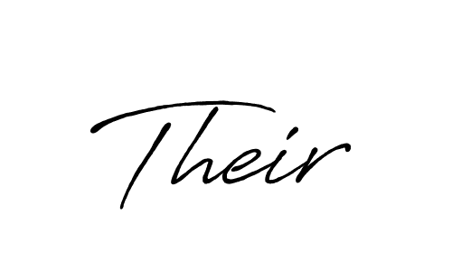 Create a beautiful signature design for name Their. With this signature (Antro_Vectra_Bolder) fonts, you can make a handwritten signature for free. Their signature style 7 images and pictures png