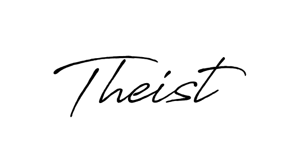 How to make Theist name signature. Use Antro_Vectra_Bolder style for creating short signs online. This is the latest handwritten sign. Theist signature style 7 images and pictures png