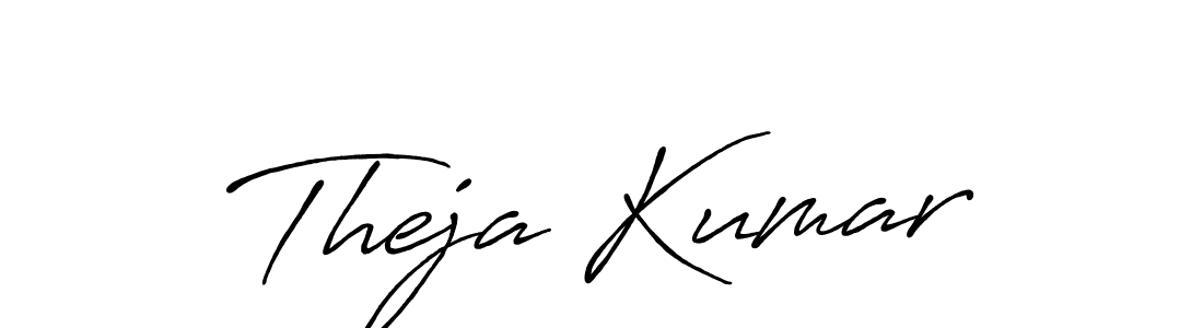 The best way (Antro_Vectra_Bolder) to make a short signature is to pick only two or three words in your name. The name Theja Kumar include a total of six letters. For converting this name. Theja Kumar signature style 7 images and pictures png