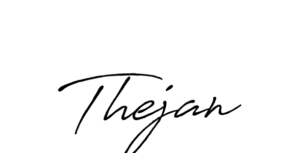 It looks lik you need a new signature style for name Thejan. Design unique handwritten (Antro_Vectra_Bolder) signature with our free signature maker in just a few clicks. Thejan signature style 7 images and pictures png