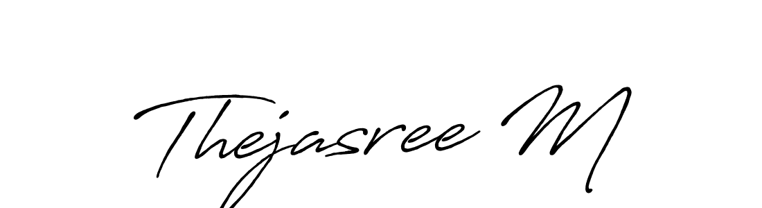 Once you've used our free online signature maker to create your best signature Antro_Vectra_Bolder style, it's time to enjoy all of the benefits that Thejasree M name signing documents. Thejasree M signature style 7 images and pictures png