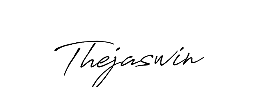 How to make Thejaswin signature? Antro_Vectra_Bolder is a professional autograph style. Create handwritten signature for Thejaswin name. Thejaswin signature style 7 images and pictures png