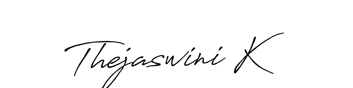 Make a short Thejaswini K signature style. Manage your documents anywhere anytime using Antro_Vectra_Bolder. Create and add eSignatures, submit forms, share and send files easily. Thejaswini K signature style 7 images and pictures png
