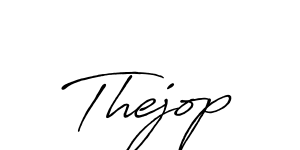 Design your own signature with our free online signature maker. With this signature software, you can create a handwritten (Antro_Vectra_Bolder) signature for name Thejop. Thejop signature style 7 images and pictures png