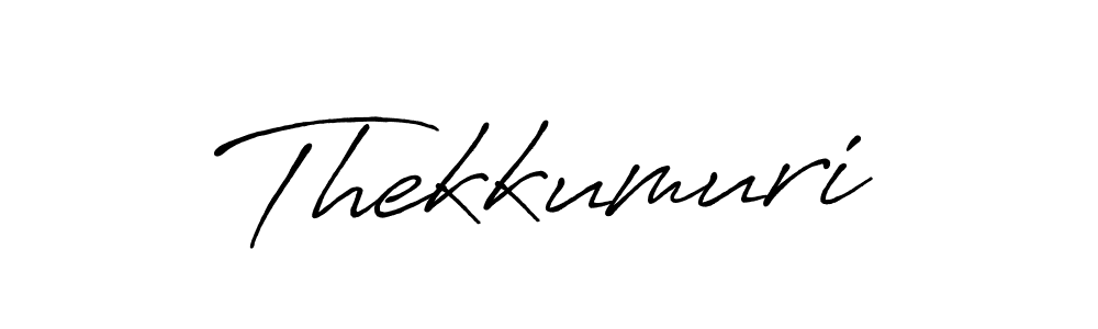 Make a beautiful signature design for name Thekkumuri. With this signature (Antro_Vectra_Bolder) style, you can create a handwritten signature for free. Thekkumuri signature style 7 images and pictures png