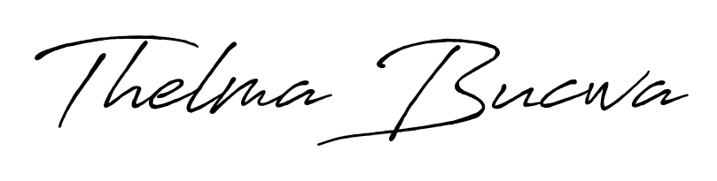 Thelma Bucwa stylish signature style. Best Handwritten Sign (Antro_Vectra_Bolder) for my name. Handwritten Signature Collection Ideas for my name Thelma Bucwa. Thelma Bucwa signature style 7 images and pictures png
