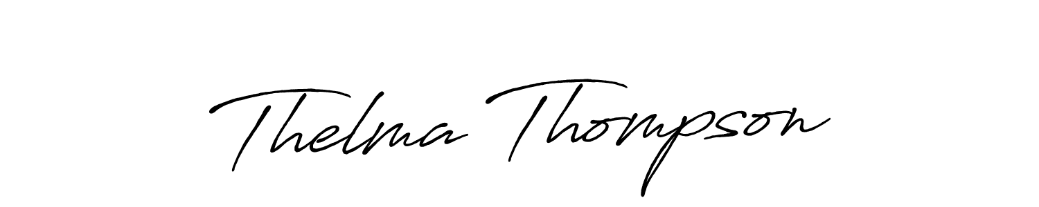 You can use this online signature creator to create a handwritten signature for the name Thelma Thompson. This is the best online autograph maker. Thelma Thompson signature style 7 images and pictures png