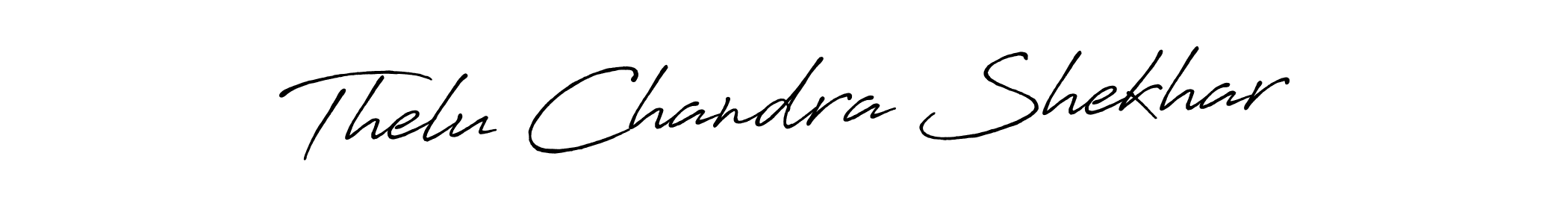 Thelu Chandra Shekhar stylish signature style. Best Handwritten Sign (Antro_Vectra_Bolder) for my name. Handwritten Signature Collection Ideas for my name Thelu Chandra Shekhar. Thelu Chandra Shekhar signature style 7 images and pictures png