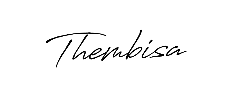 Create a beautiful signature design for name Thembisa. With this signature (Antro_Vectra_Bolder) fonts, you can make a handwritten signature for free. Thembisa signature style 7 images and pictures png