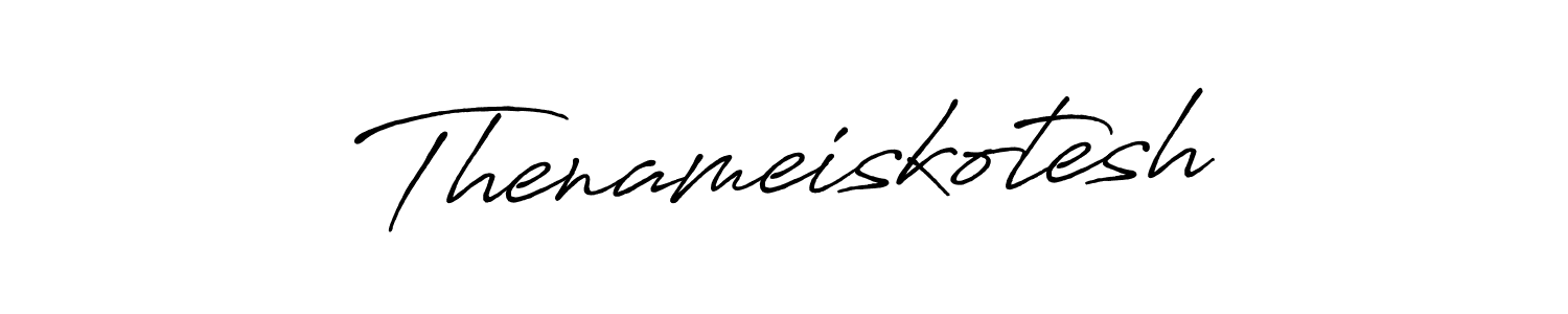 How to make Thenameiskotesh signature? Antro_Vectra_Bolder is a professional autograph style. Create handwritten signature for Thenameiskotesh name. Thenameiskotesh signature style 7 images and pictures png