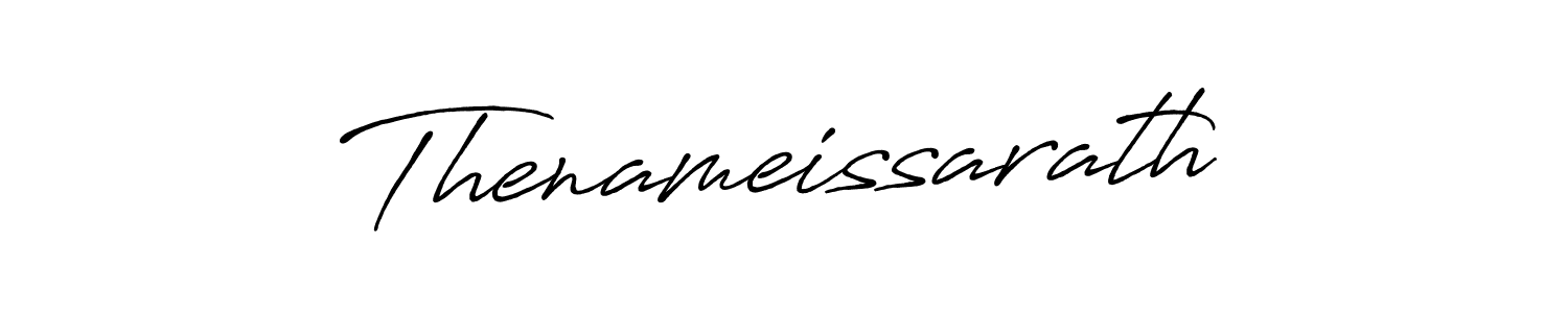 Make a beautiful signature design for name Thenameissarath. With this signature (Antro_Vectra_Bolder) style, you can create a handwritten signature for free. Thenameissarath signature style 7 images and pictures png