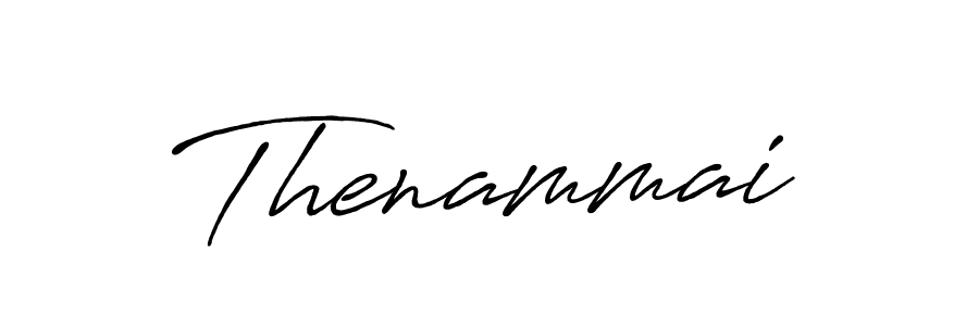 Use a signature maker to create a handwritten signature online. With this signature software, you can design (Antro_Vectra_Bolder) your own signature for name Thenammai. Thenammai signature style 7 images and pictures png