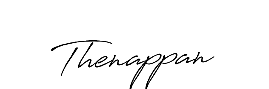 Create a beautiful signature design for name Thenappan. With this signature (Antro_Vectra_Bolder) fonts, you can make a handwritten signature for free. Thenappan signature style 7 images and pictures png