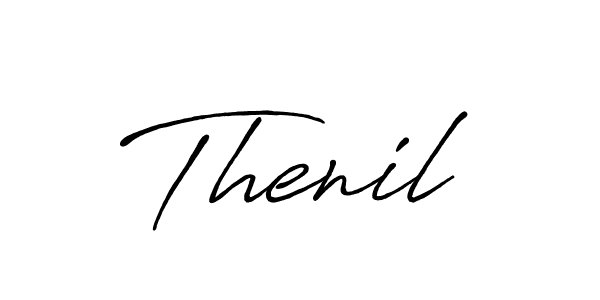 Design your own signature with our free online signature maker. With this signature software, you can create a handwritten (Antro_Vectra_Bolder) signature for name Thenil. Thenil signature style 7 images and pictures png