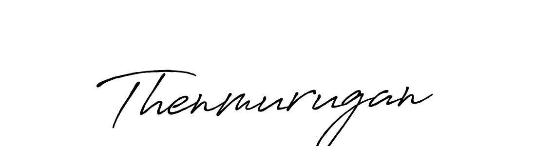 Use a signature maker to create a handwritten signature online. With this signature software, you can design (Antro_Vectra_Bolder) your own signature for name Thenmurugan. Thenmurugan signature style 7 images and pictures png