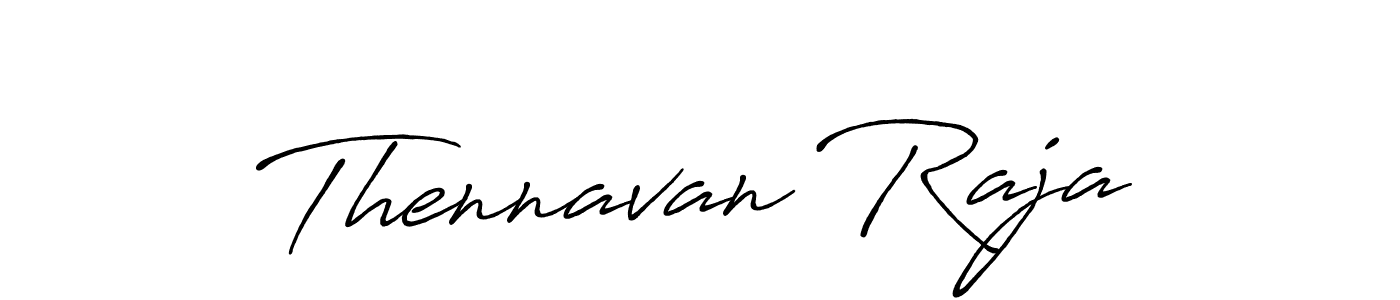 The best way (Antro_Vectra_Bolder) to make a short signature is to pick only two or three words in your name. The name Thennavan Raja include a total of six letters. For converting this name. Thennavan Raja signature style 7 images and pictures png