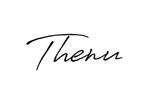 Make a beautiful signature design for name Thenu. With this signature (Antro_Vectra_Bolder) style, you can create a handwritten signature for free. Thenu signature style 7 images and pictures png