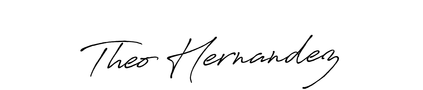 Create a beautiful signature design for name Theo Hernandez. With this signature (Antro_Vectra_Bolder) fonts, you can make a handwritten signature for free. Theo Hernandez signature style 7 images and pictures png