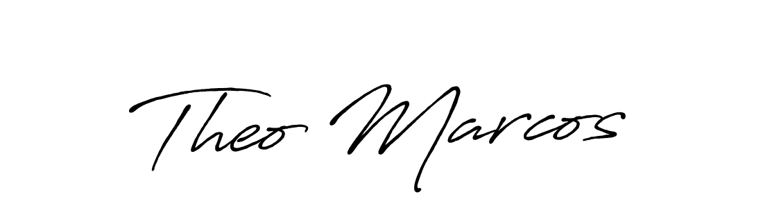 Similarly Antro_Vectra_Bolder is the best handwritten signature design. Signature creator online .You can use it as an online autograph creator for name Theo Marcos. Theo Marcos signature style 7 images and pictures png