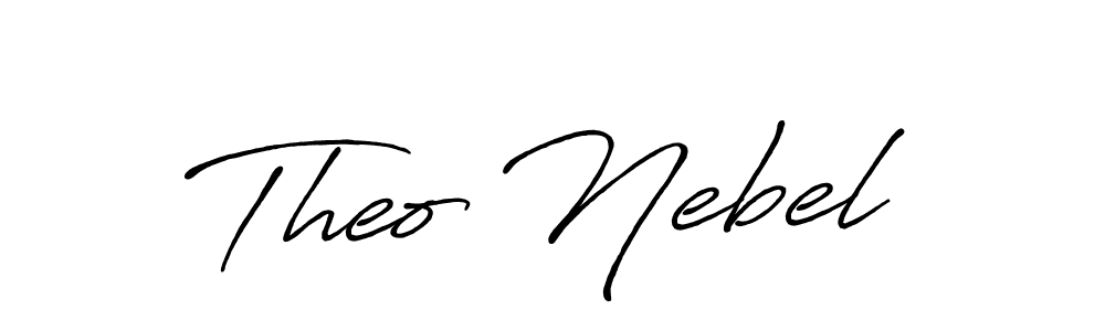 Make a beautiful signature design for name Theo Nebel. Use this online signature maker to create a handwritten signature for free. Theo Nebel signature style 7 images and pictures png
