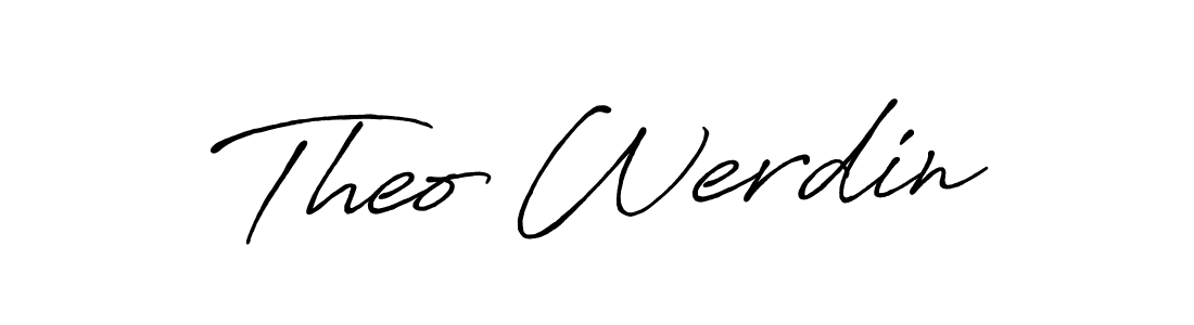 Similarly Antro_Vectra_Bolder is the best handwritten signature design. Signature creator online .You can use it as an online autograph creator for name Theo Werdin. Theo Werdin signature style 7 images and pictures png