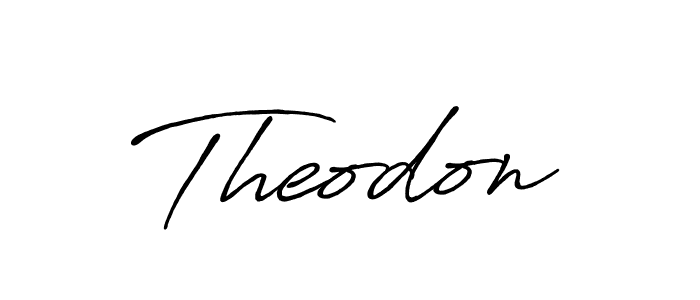 Similarly Antro_Vectra_Bolder is the best handwritten signature design. Signature creator online .You can use it as an online autograph creator for name Theodon. Theodon signature style 7 images and pictures png