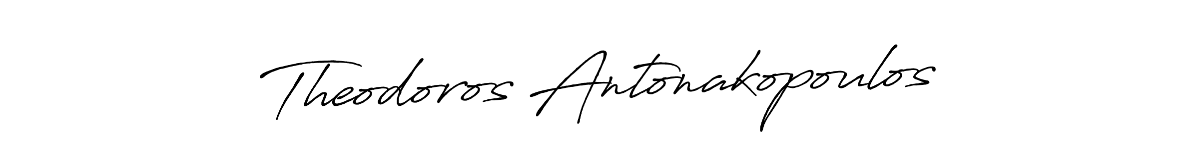 How to make Theodoros Antonakopoulos signature? Antro_Vectra_Bolder is a professional autograph style. Create handwritten signature for Theodoros Antonakopoulos name. Theodoros Antonakopoulos signature style 7 images and pictures png