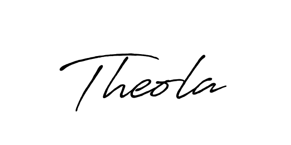 Also we have Theola name is the best signature style. Create professional handwritten signature collection using Antro_Vectra_Bolder autograph style. Theola signature style 7 images and pictures png