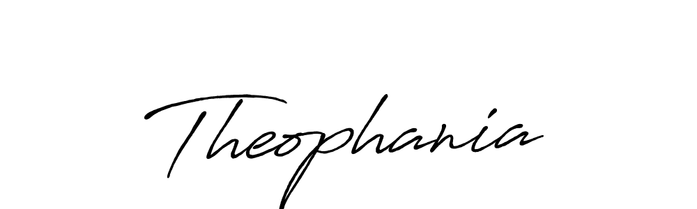Make a beautiful signature design for name Theophania. Use this online signature maker to create a handwritten signature for free. Theophania signature style 7 images and pictures png