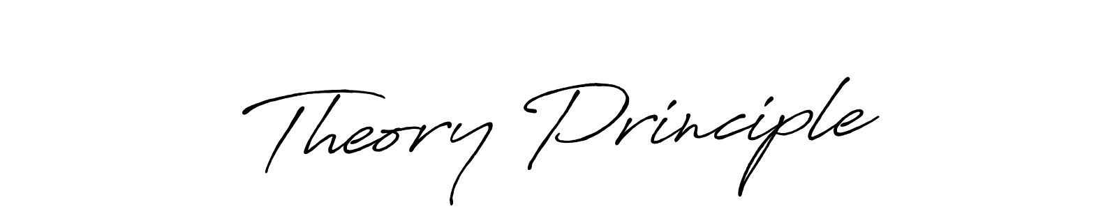 Antro_Vectra_Bolder is a professional signature style that is perfect for those who want to add a touch of class to their signature. It is also a great choice for those who want to make their signature more unique. Get Theory Principle name to fancy signature for free. Theory Principle signature style 7 images and pictures png