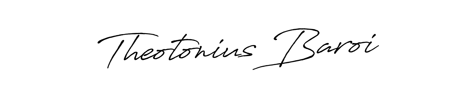 How to make Theotonius Baroi signature? Antro_Vectra_Bolder is a professional autograph style. Create handwritten signature for Theotonius Baroi name. Theotonius Baroi signature style 7 images and pictures png