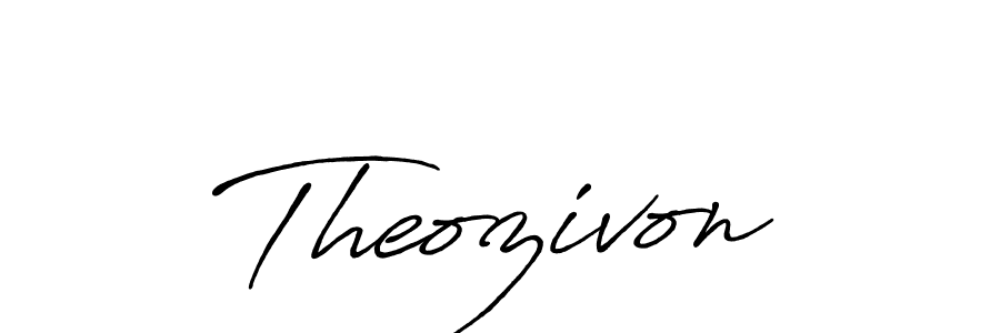 Also we have Theozivon name is the best signature style. Create professional handwritten signature collection using Antro_Vectra_Bolder autograph style. Theozivon signature style 7 images and pictures png