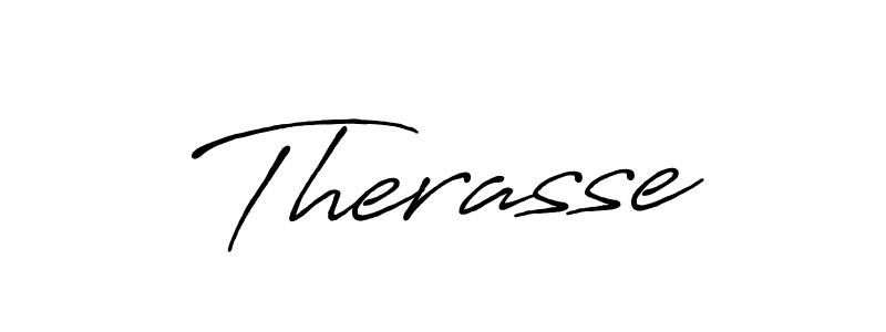 How to make Therasse name signature. Use Antro_Vectra_Bolder style for creating short signs online. This is the latest handwritten sign. Therasse signature style 7 images and pictures png