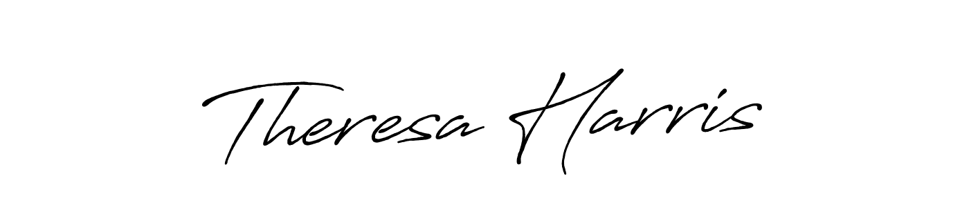 How to make Theresa Harris signature? Antro_Vectra_Bolder is a professional autograph style. Create handwritten signature for Theresa Harris name. Theresa Harris signature style 7 images and pictures png