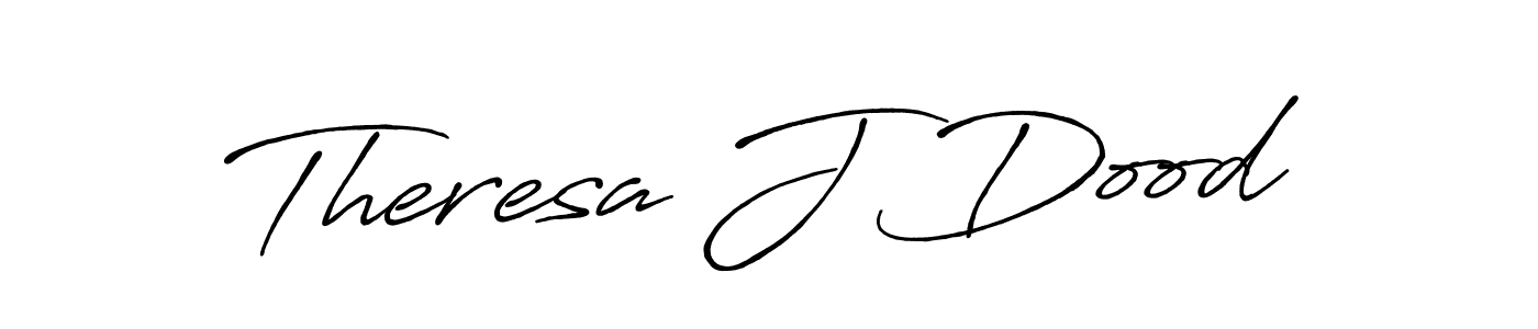 Also we have Theresa J Dood name is the best signature style. Create professional handwritten signature collection using Antro_Vectra_Bolder autograph style. Theresa J Dood signature style 7 images and pictures png