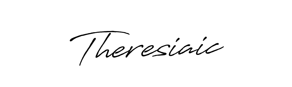 if you are searching for the best signature style for your name Theresiaic. so please give up your signature search. here we have designed multiple signature styles  using Antro_Vectra_Bolder. Theresiaic signature style 7 images and pictures png