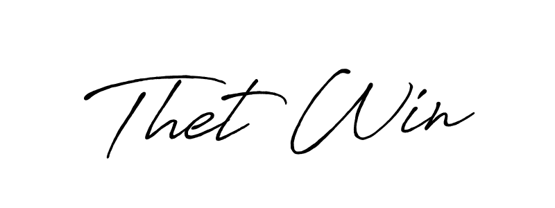 Make a short Thet Win signature style. Manage your documents anywhere anytime using Antro_Vectra_Bolder. Create and add eSignatures, submit forms, share and send files easily. Thet Win signature style 7 images and pictures png