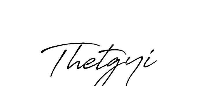 How to make Thetgyi name signature. Use Antro_Vectra_Bolder style for creating short signs online. This is the latest handwritten sign. Thetgyi signature style 7 images and pictures png