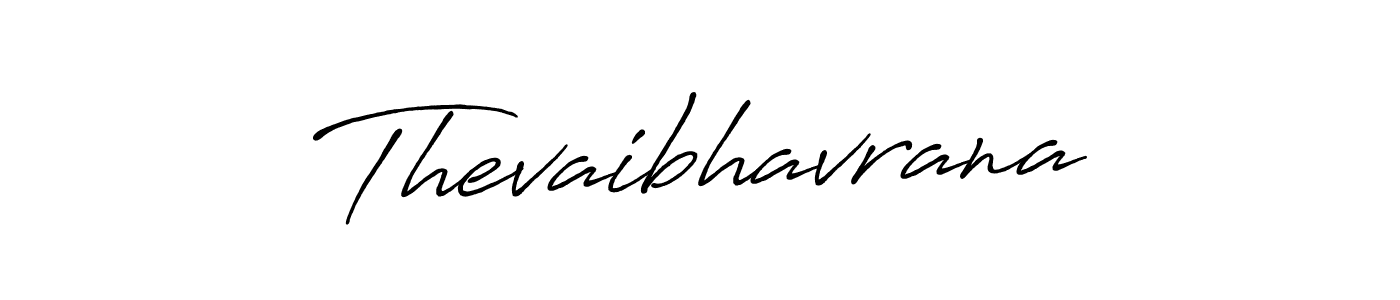 Use a signature maker to create a handwritten signature online. With this signature software, you can design (Antro_Vectra_Bolder) your own signature for name Thevaibhavrana. Thevaibhavrana signature style 7 images and pictures png