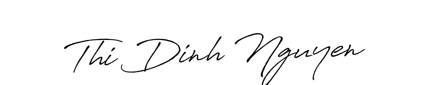 How to make Thi Dinh Nguyen signature? Antro_Vectra_Bolder is a professional autograph style. Create handwritten signature for Thi Dinh Nguyen name. Thi Dinh Nguyen signature style 7 images and pictures png