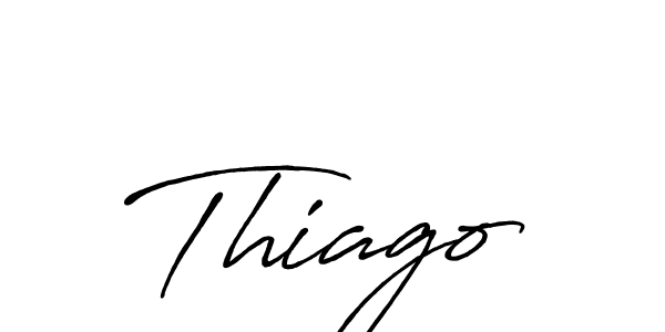 How to make Thiago signature? Antro_Vectra_Bolder is a professional autograph style. Create handwritten signature for Thiago name. Thiago signature style 7 images and pictures png
