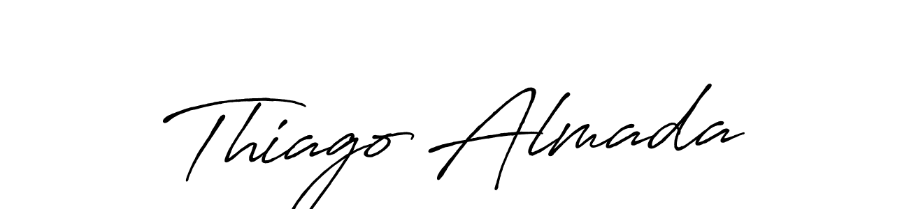 Make a beautiful signature design for name Thiago Almada. With this signature (Antro_Vectra_Bolder) style, you can create a handwritten signature for free. Thiago Almada signature style 7 images and pictures png